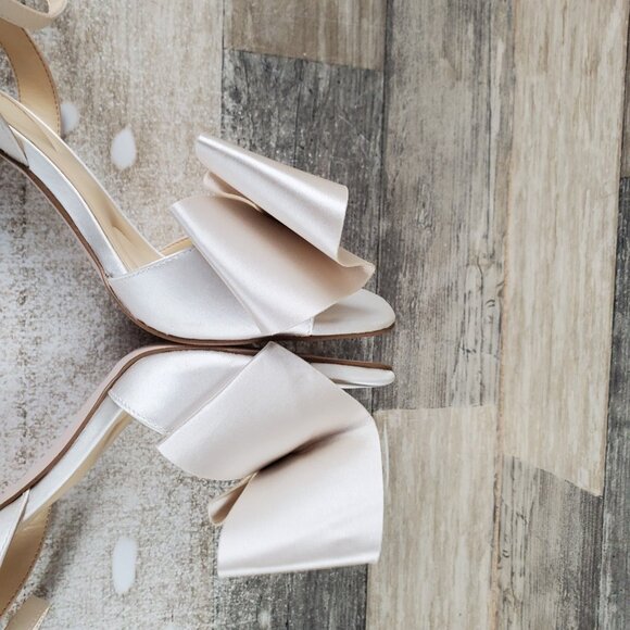 Jessica Simpson Olivine Women Heel Sandal White Ankle Strap Stiletto Heel - Picture 7 of 12